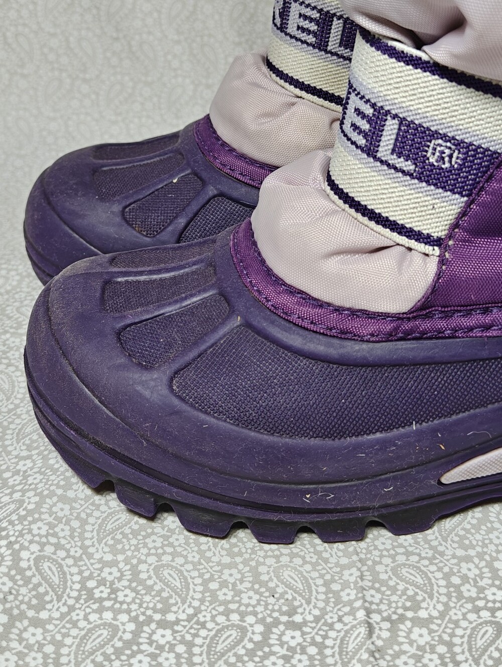 Sorel Youth Cub Insulated Purple Lavender Winter Snow Boots Toddler Girl's 12 - Picture 3 of 11